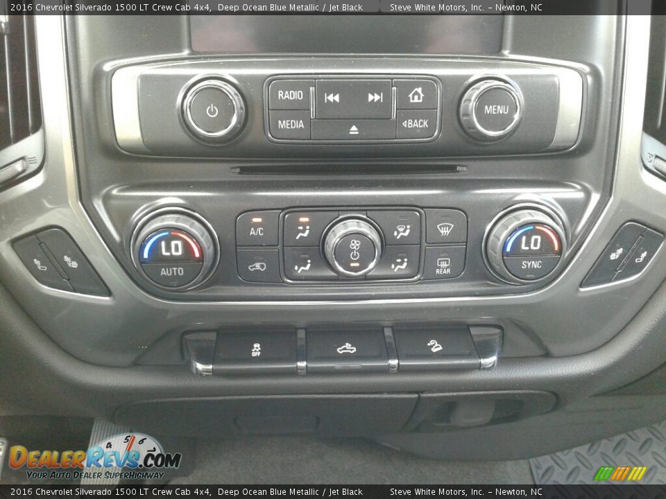 2016 Chevrolet Silverado 1500 LT Crew Cab 4x4 Deep Ocean Blue Metallic / Jet Black Photo #28