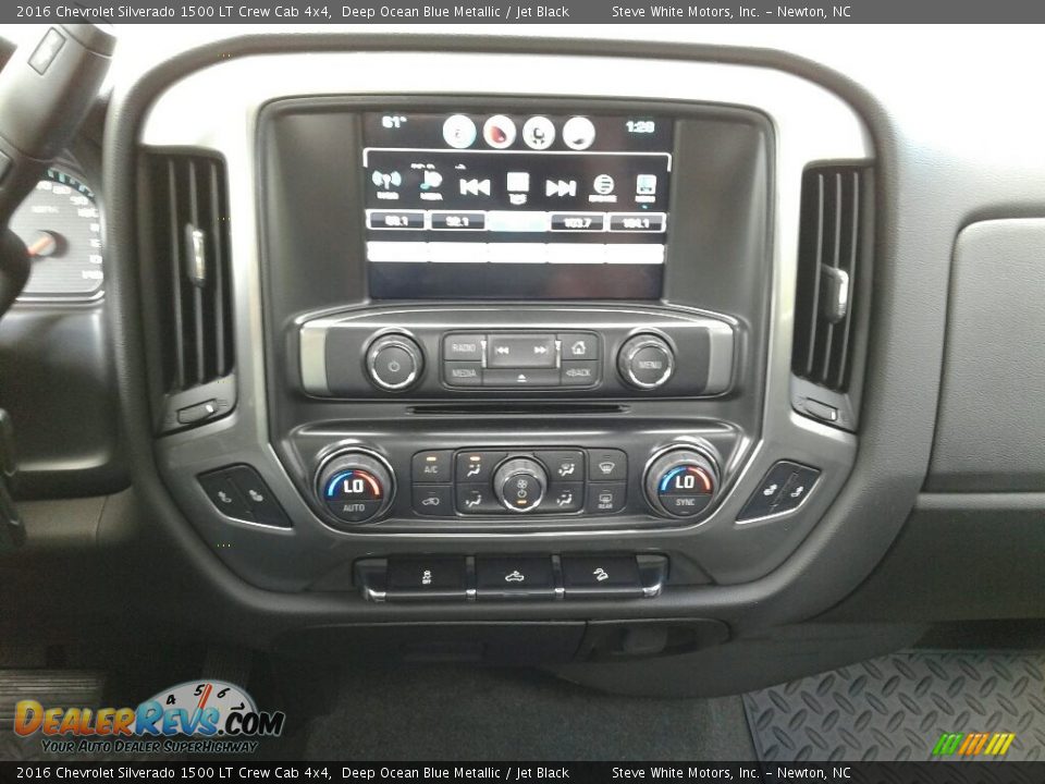 2016 Chevrolet Silverado 1500 LT Crew Cab 4x4 Deep Ocean Blue Metallic / Jet Black Photo #30