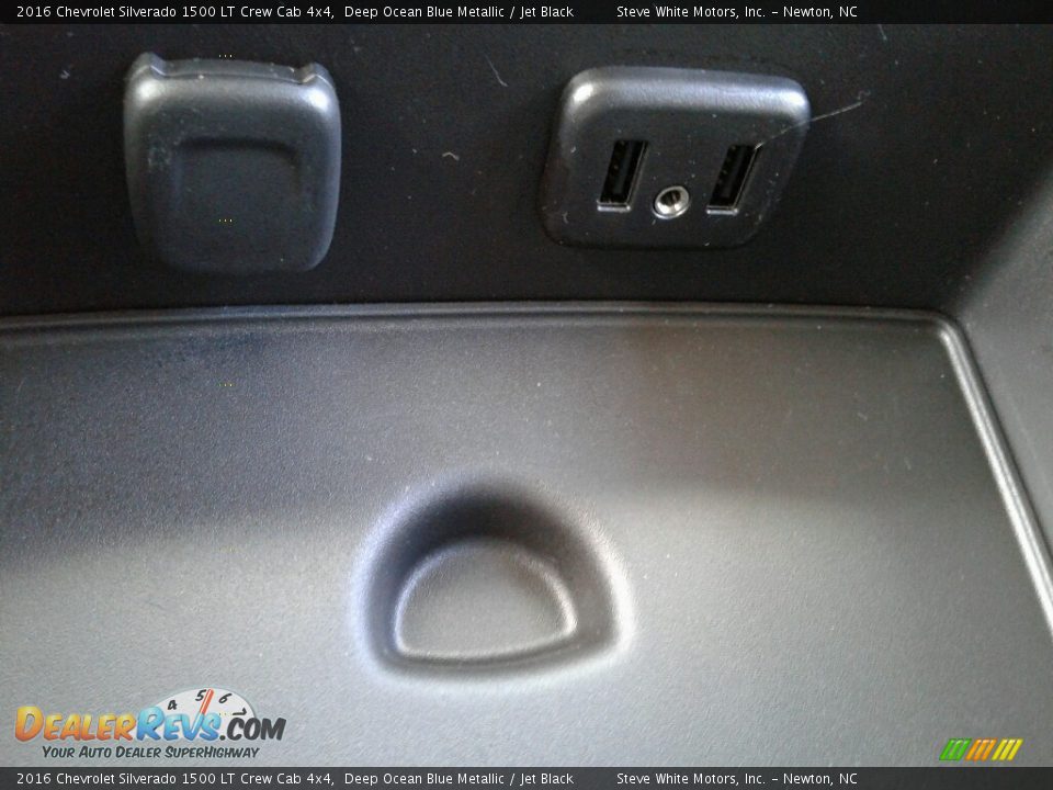2016 Chevrolet Silverado 1500 LT Crew Cab 4x4 Deep Ocean Blue Metallic / Jet Black Photo #31