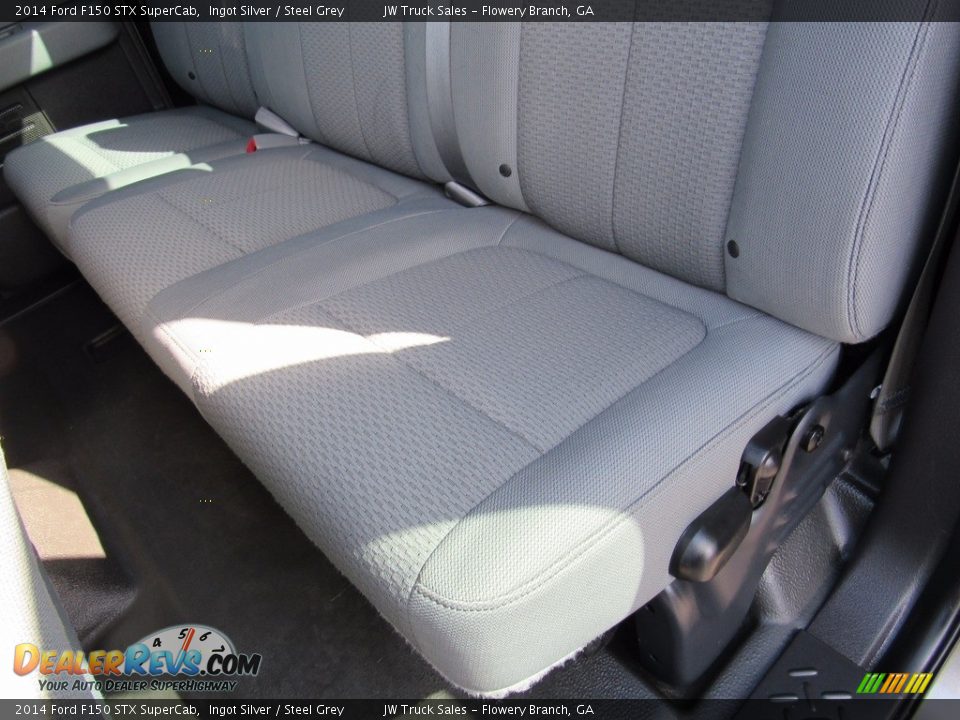 2014 Ford F150 STX SuperCab Ingot Silver / Steel Grey Photo #33
