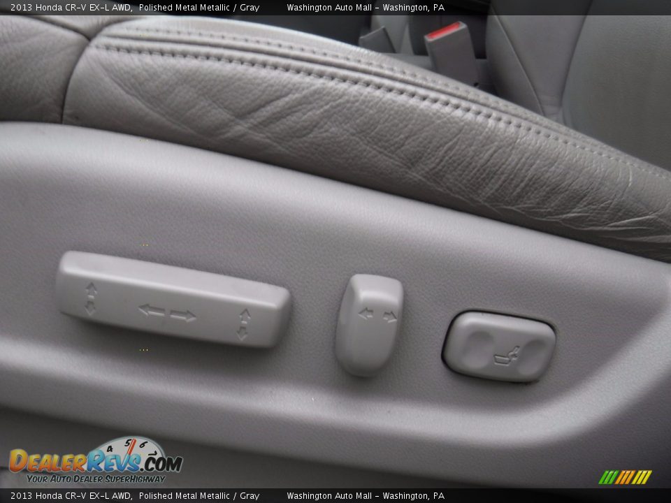 2013 Honda CR-V EX-L AWD Polished Metal Metallic / Gray Photo #17