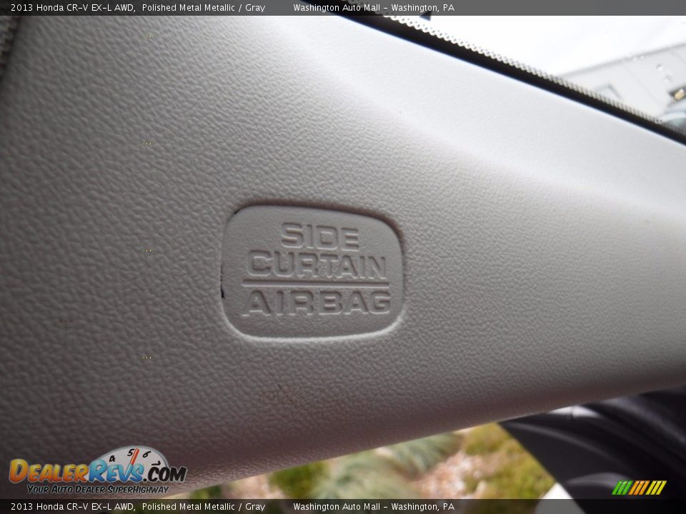 2013 Honda CR-V EX-L AWD Polished Metal Metallic / Gray Photo #24