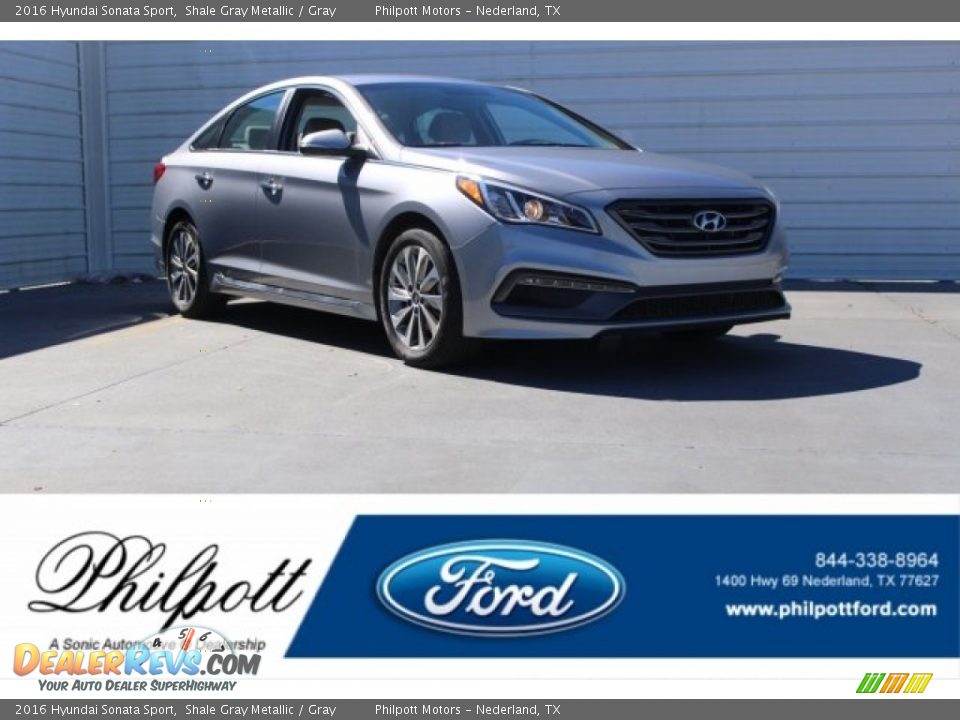 2016 Hyundai Sonata Sport Shale Gray Metallic / Gray Photo #1