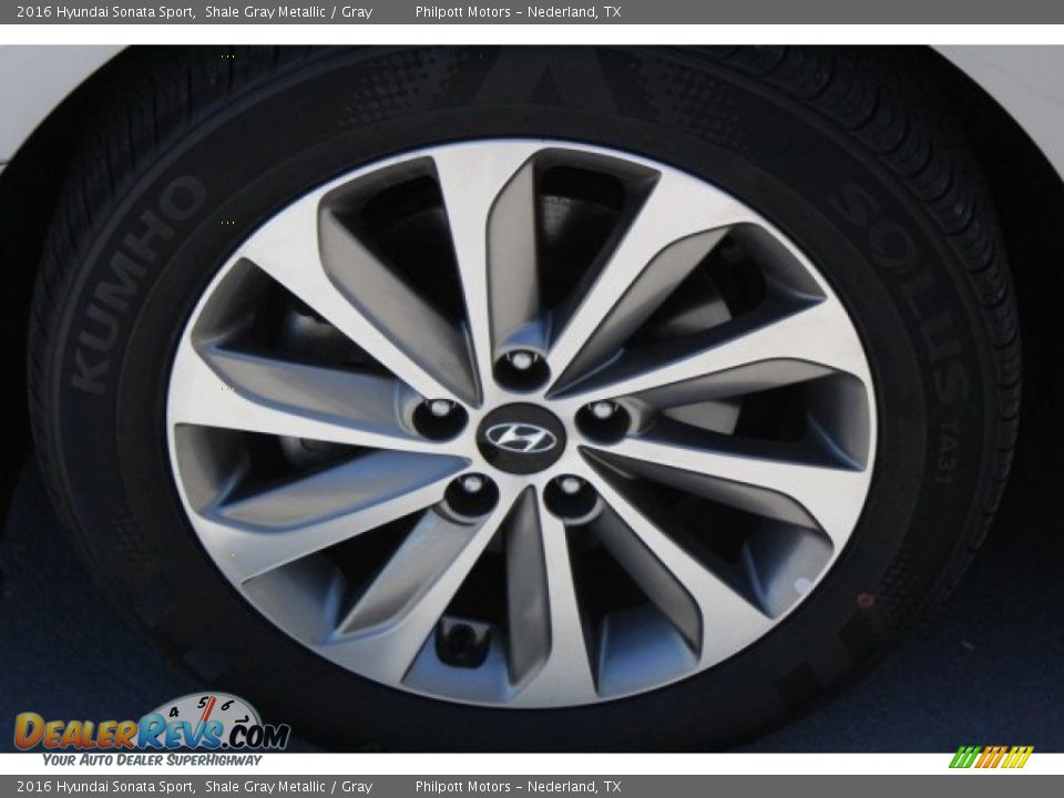 2016 Hyundai Sonata Sport Shale Gray Metallic / Gray Photo #5