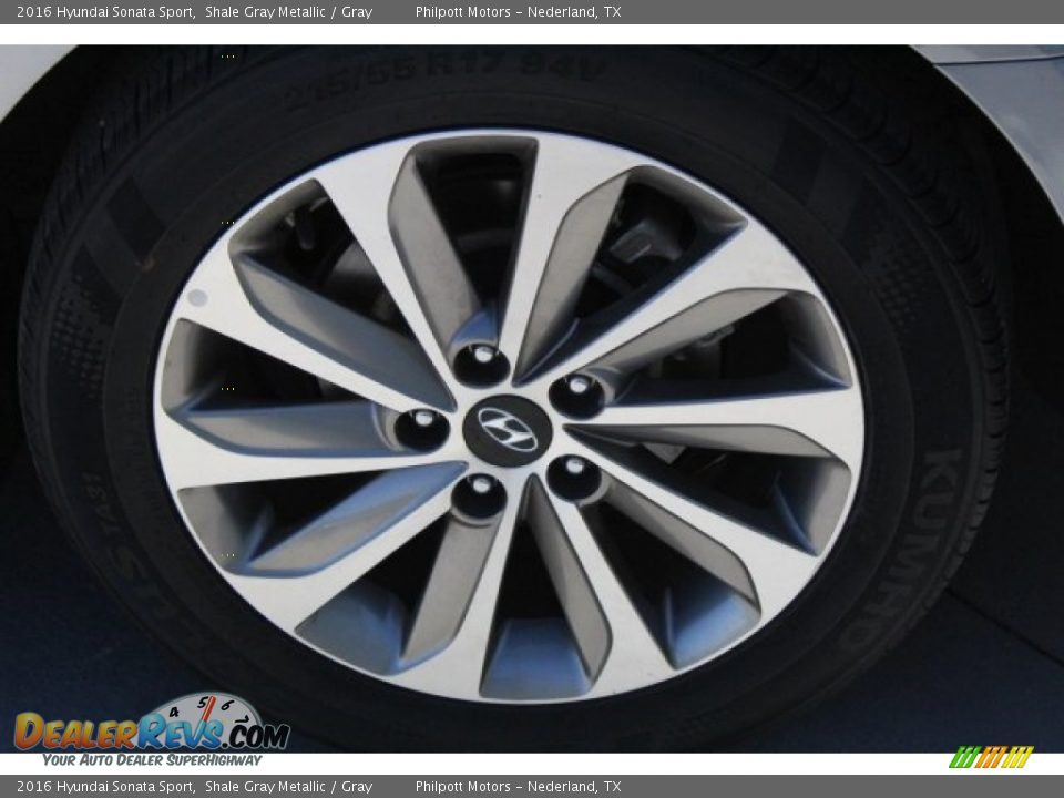 2016 Hyundai Sonata Sport Shale Gray Metallic / Gray Photo #6