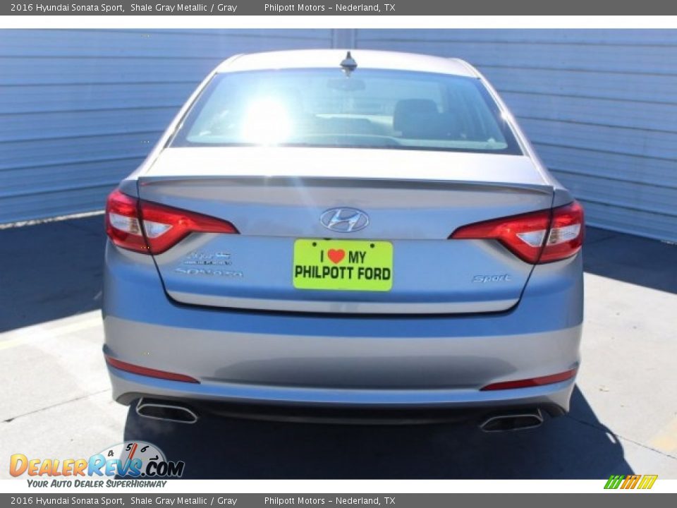 2016 Hyundai Sonata Sport Shale Gray Metallic / Gray Photo #9