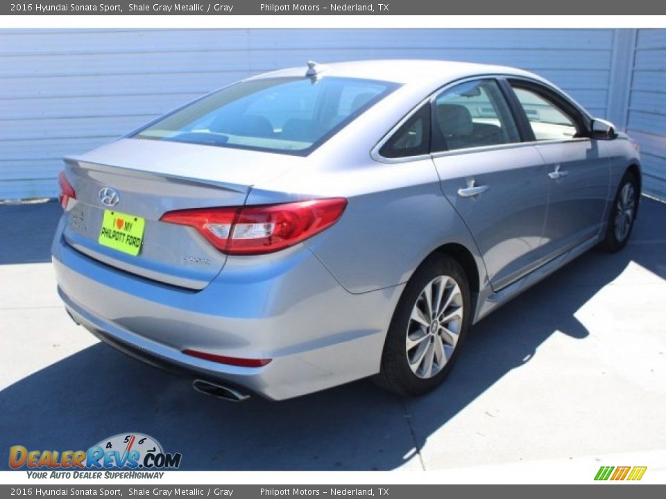 2016 Hyundai Sonata Sport Shale Gray Metallic / Gray Photo #10