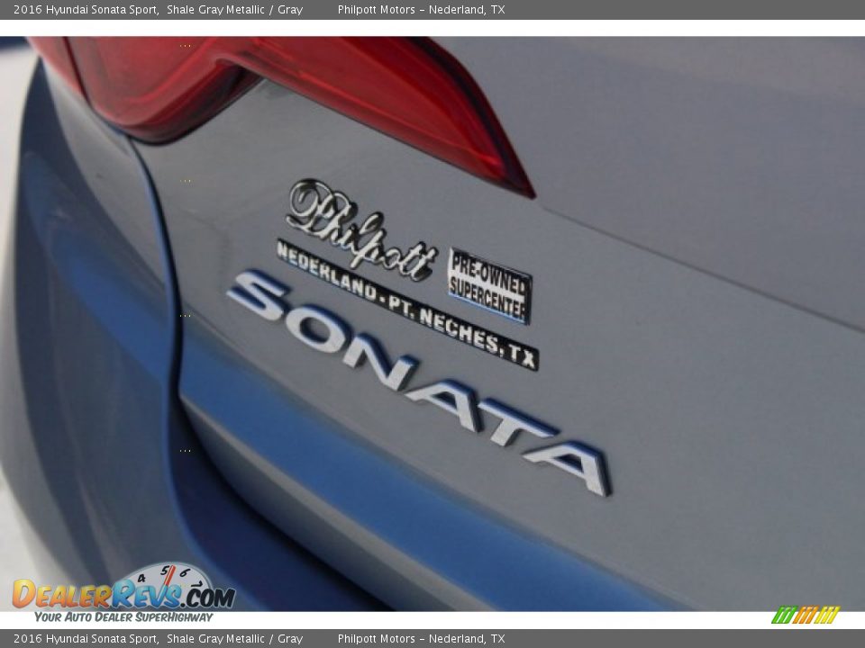 2016 Hyundai Sonata Sport Shale Gray Metallic / Gray Photo #12