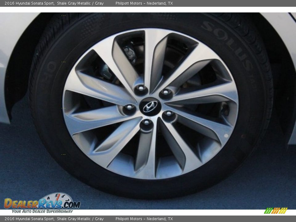 2016 Hyundai Sonata Sport Shale Gray Metallic / Gray Photo #13