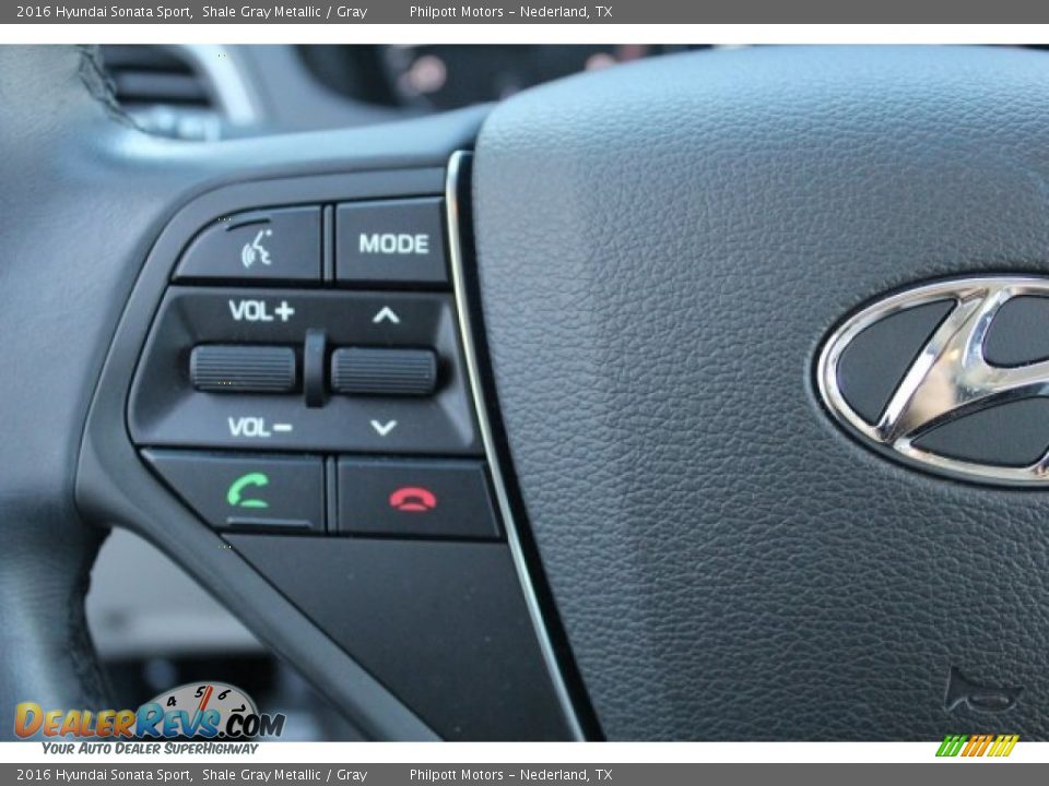 2016 Hyundai Sonata Sport Shale Gray Metallic / Gray Photo #22
