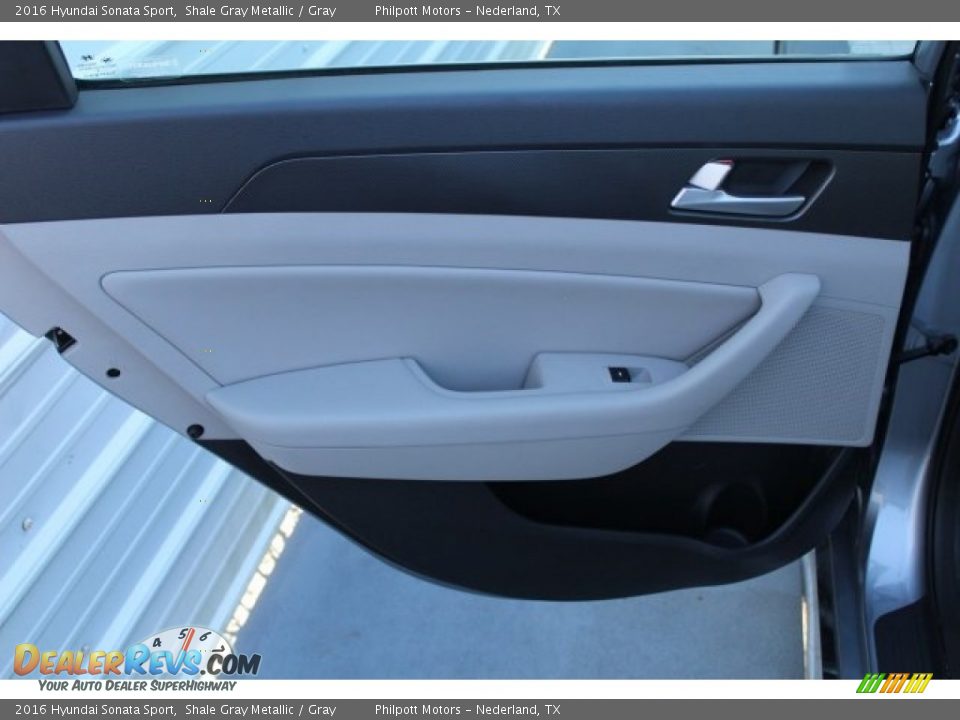 2016 Hyundai Sonata Sport Shale Gray Metallic / Gray Photo #24