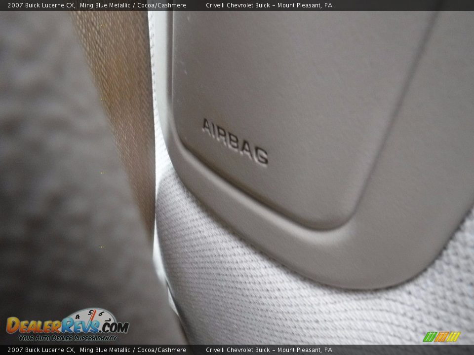 2007 Buick Lucerne CX Ming Blue Metallic / Cocoa/Cashmere Photo #16
