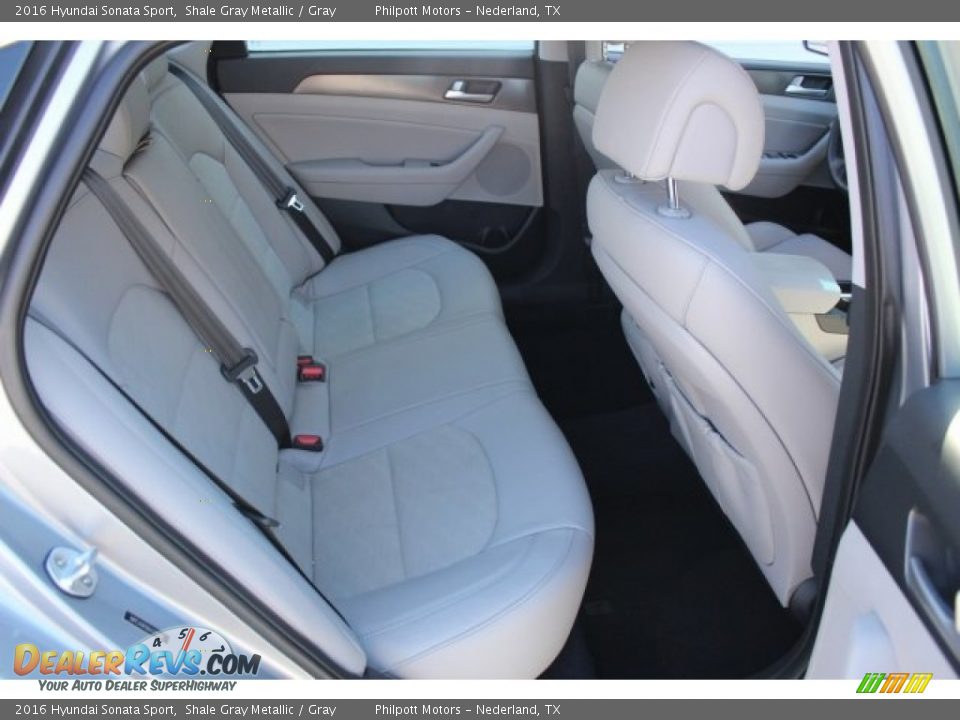 2016 Hyundai Sonata Sport Shale Gray Metallic / Gray Photo #30
