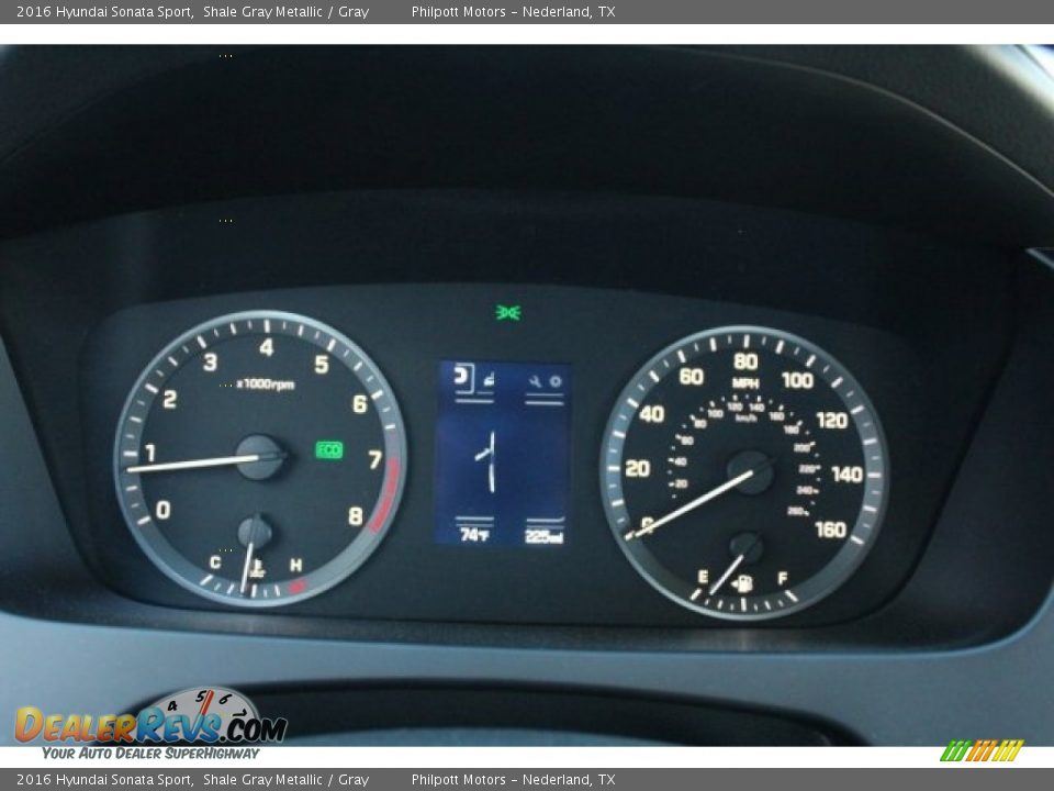 2016 Hyundai Sonata Sport Shale Gray Metallic / Gray Photo #34