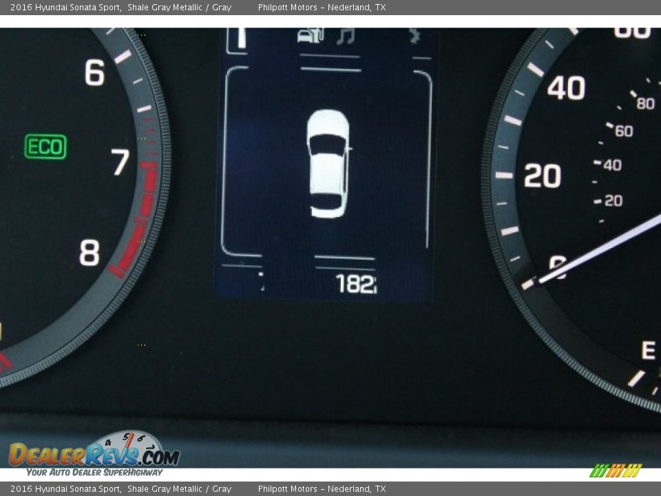 2016 Hyundai Sonata Sport Shale Gray Metallic / Gray Photo #35