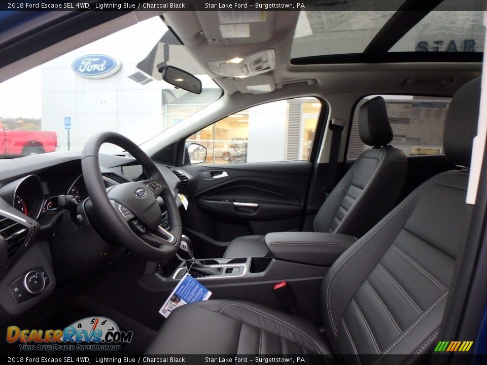 Front Seat of 2018 Ford Escape SEL 4WD Photo #10