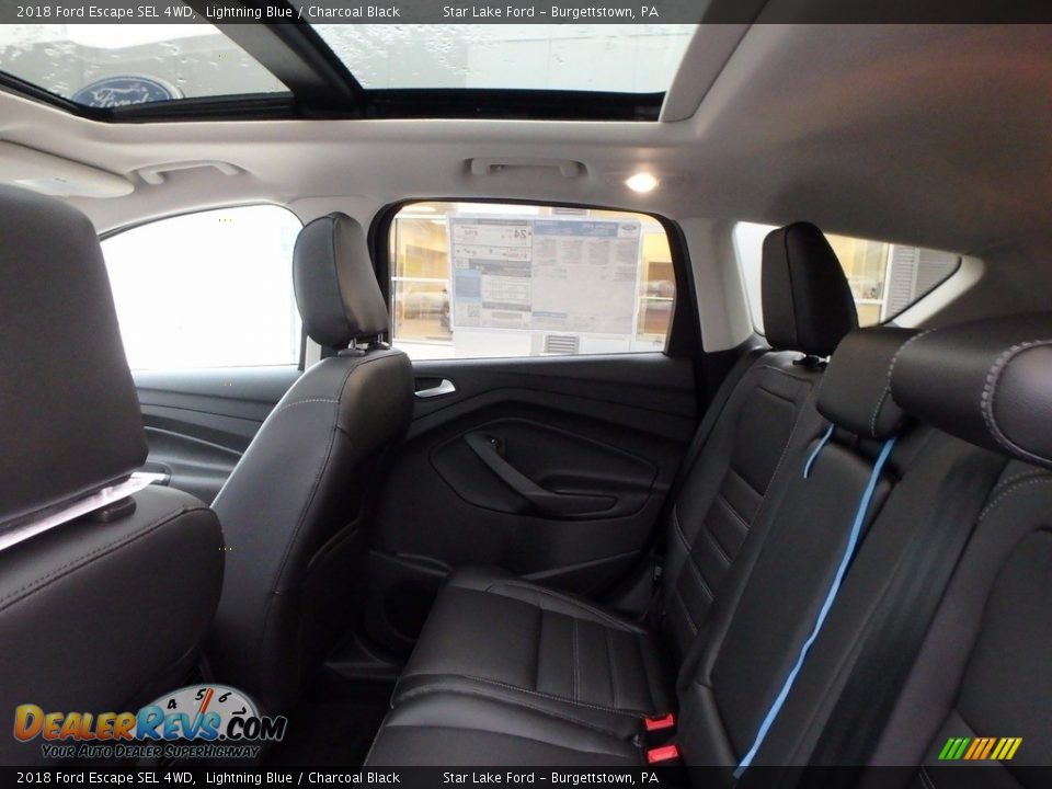 Rear Seat of 2018 Ford Escape SEL 4WD Photo #11
