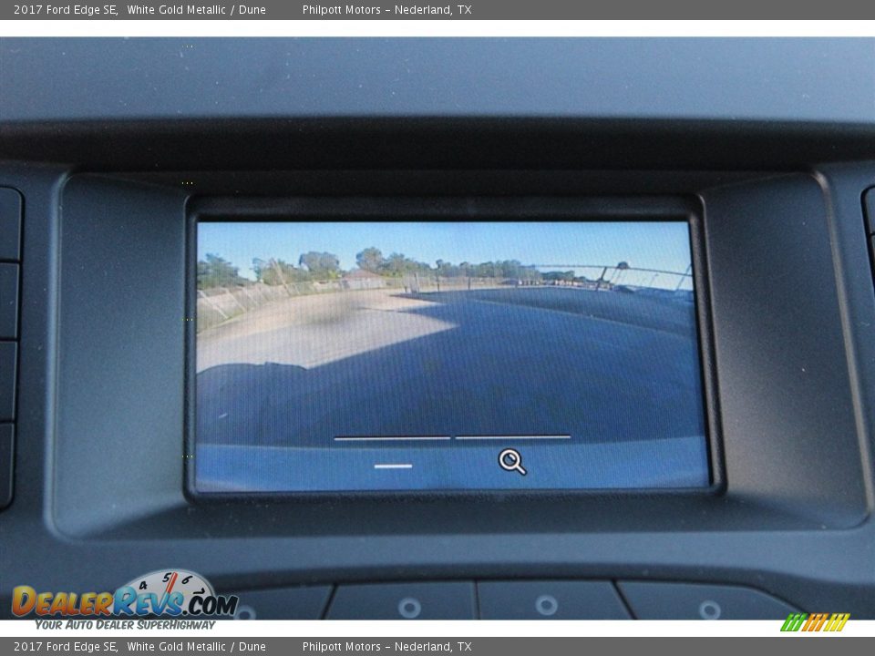 2017 Ford Edge SE White Gold Metallic / Dune Photo #12