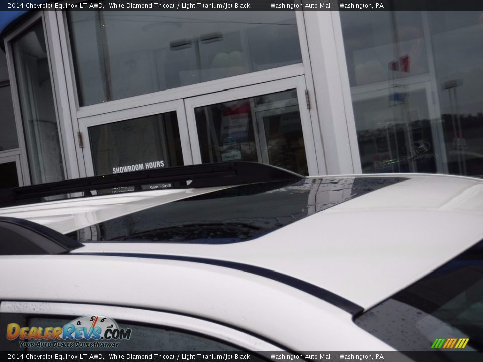 2014 Chevrolet Equinox LT AWD White Diamond Tricoat / Light Titanium/Jet Black Photo #4