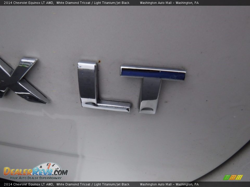 2014 Chevrolet Equinox LT AWD White Diamond Tricoat / Light Titanium/Jet Black Photo #9