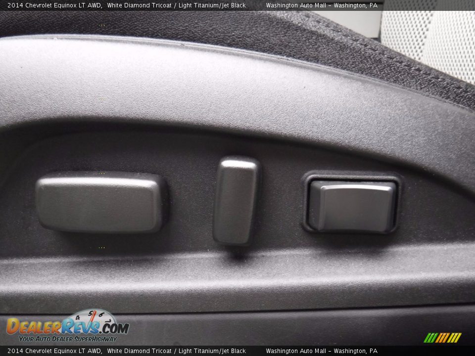 2014 Chevrolet Equinox LT AWD White Diamond Tricoat / Light Titanium/Jet Black Photo #15
