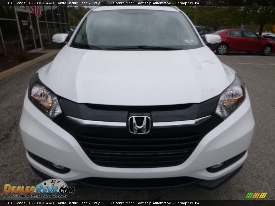 2018 Honda HR-V EX-L AWD White Orchid Pearl / Gray Photo #6