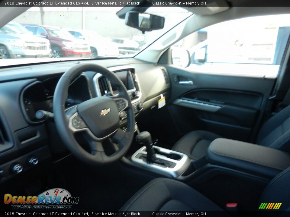 2018 Chevrolet Colorado LT Extended Cab 4x4 Silver Ice Metallic / Jet Black Photo #7