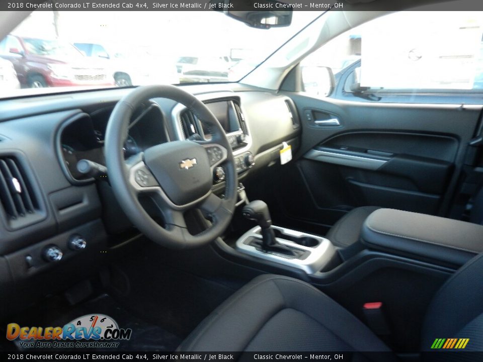 2018 Chevrolet Colorado LT Extended Cab 4x4 Silver Ice Metallic / Jet Black Photo #7
