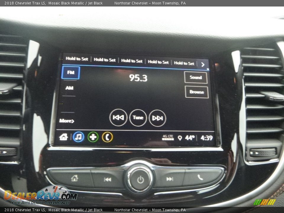 2018 Chevrolet Trax LS Mosaic Black Metallic / Jet Black Photo #18