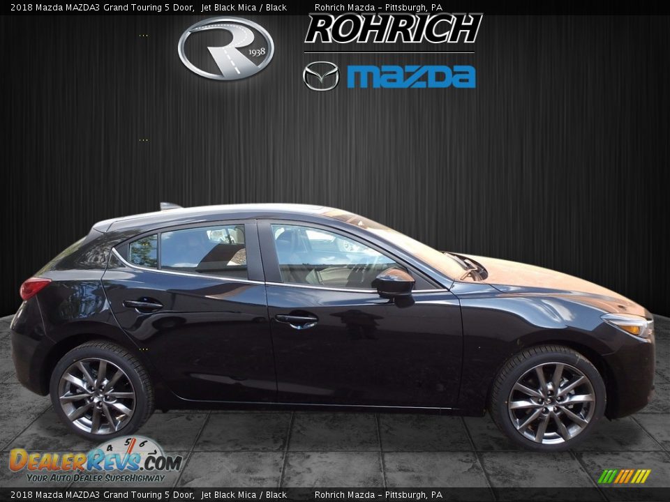 2018 Mazda MAZDA3 Grand Touring 5 Door Jet Black Mica / Black Photo #2