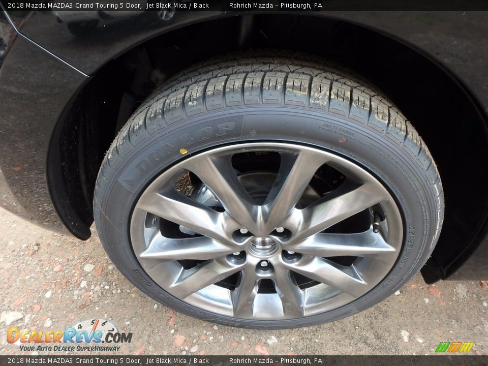 2018 Mazda MAZDA3 Grand Touring 5 Door Jet Black Mica / Black Photo #5