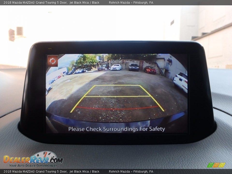 2018 Mazda MAZDA3 Grand Touring 5 Door Jet Black Mica / Black Photo #14