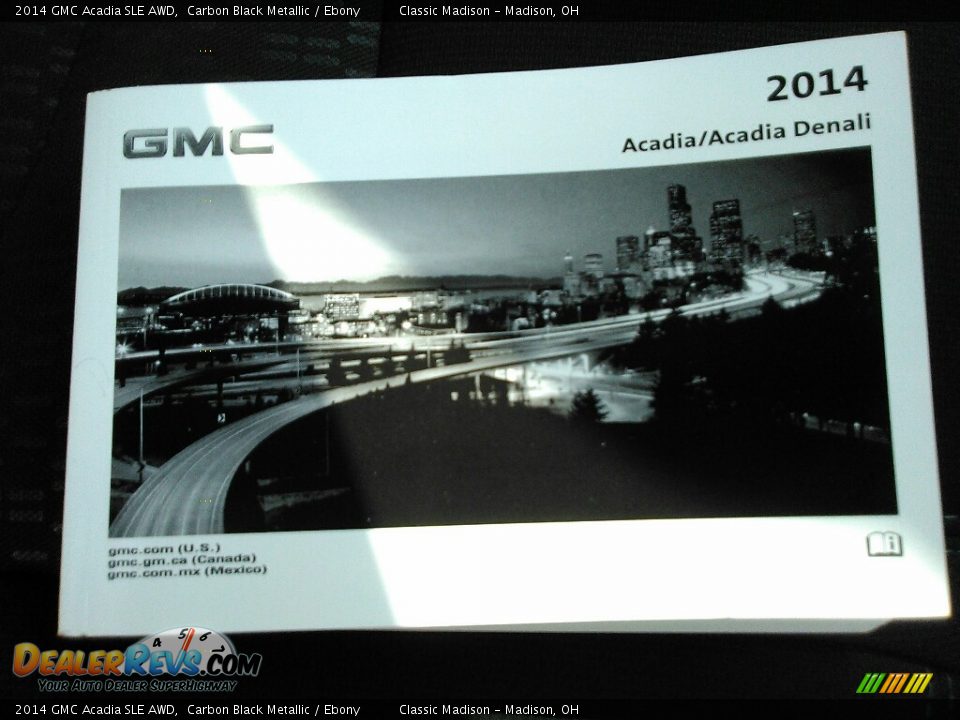 2014 GMC Acadia SLE AWD Carbon Black Metallic / Ebony Photo #19