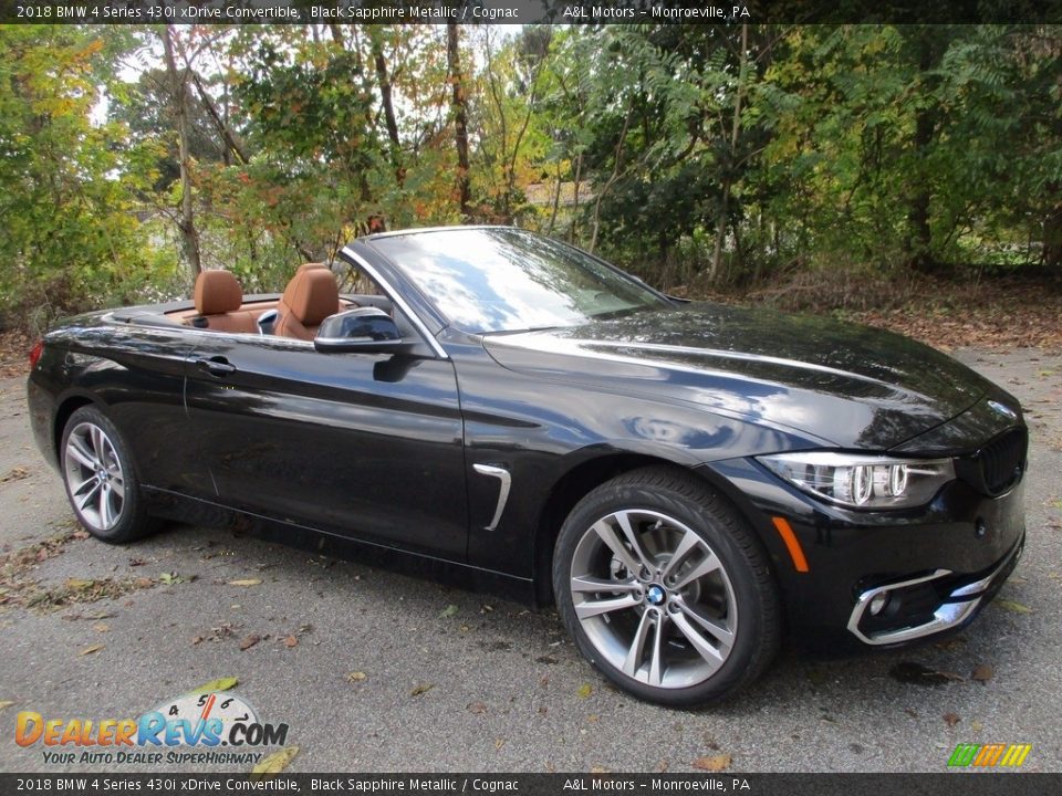 Front 3/4 View of 2018 BMW 4 Series 430i xDrive Convertible Photo #1