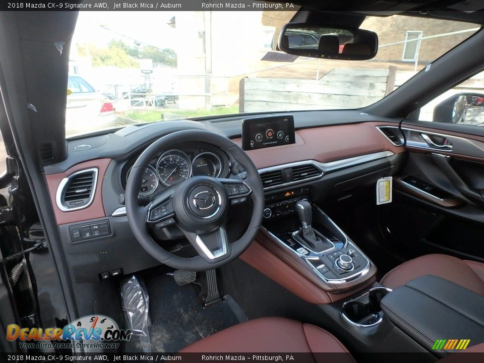 Auburn Interior - 2018 Mazda CX-9 Signature AWD Photo #9