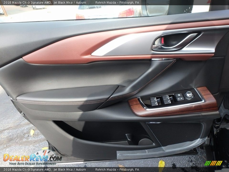 Door Panel of 2018 Mazda CX-9 Signature AWD Photo #10