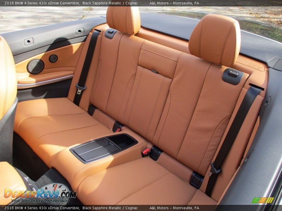 Rear Seat of 2018 BMW 4 Series 430i xDrive Convertible Photo #15