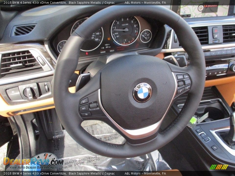 2018 BMW 4 Series 430i xDrive Convertible Steering Wheel Photo #16