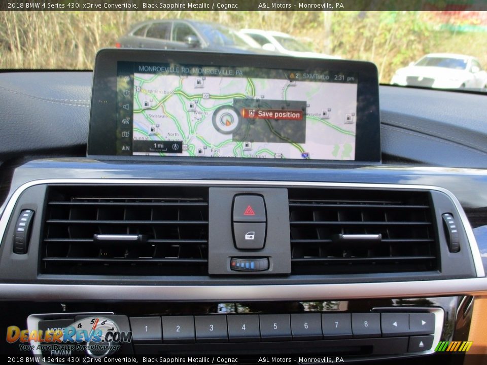 Navigation of 2018 BMW 4 Series 430i xDrive Convertible Photo #18