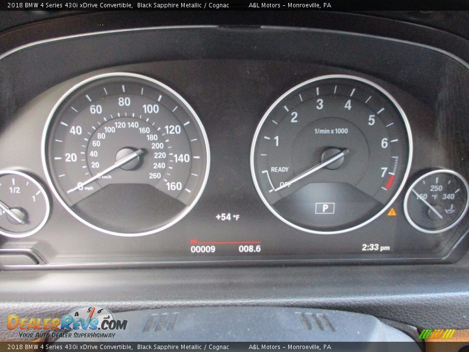 2018 BMW 4 Series 430i xDrive Convertible Gauges Photo #20