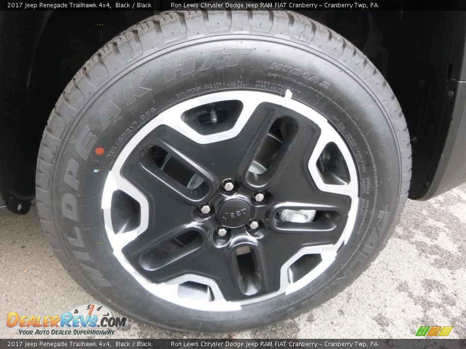 2017 Jeep Renegade Trailhawk 4x4 Black / Black Photo #7