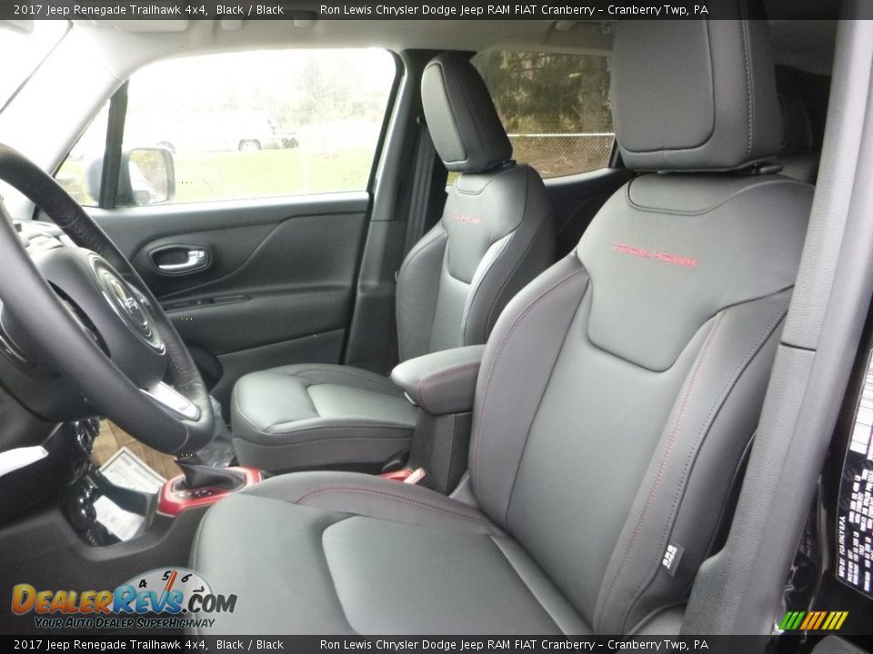 2017 Jeep Renegade Trailhawk 4x4 Black / Black Photo #14