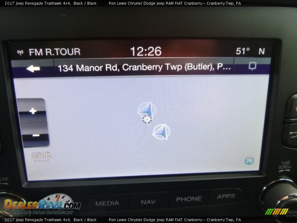 2017 Jeep Renegade Trailhawk 4x4 Black / Black Photo #18