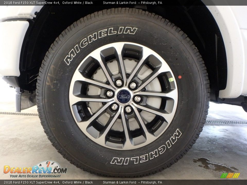 2018 Ford F150 XLT SuperCrew 4x4 Oxford White / Black Photo #5