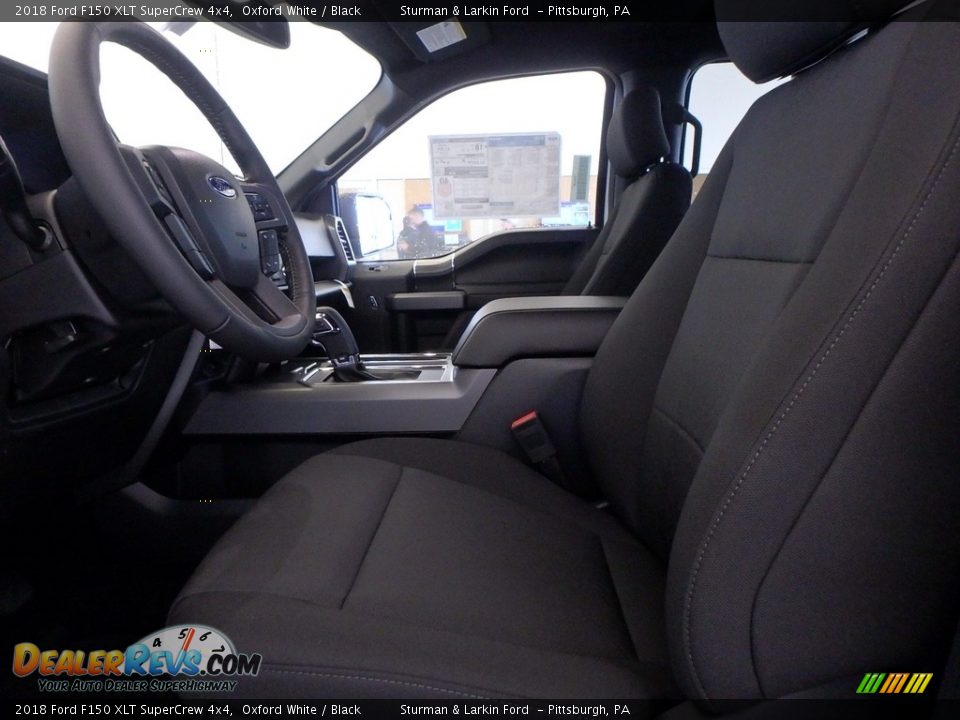2018 Ford F150 XLT SuperCrew 4x4 Oxford White / Black Photo #6