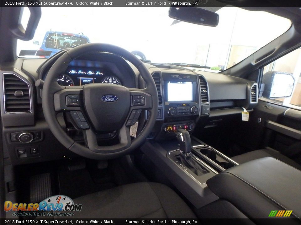2018 Ford F150 XLT SuperCrew 4x4 Oxford White / Black Photo #8