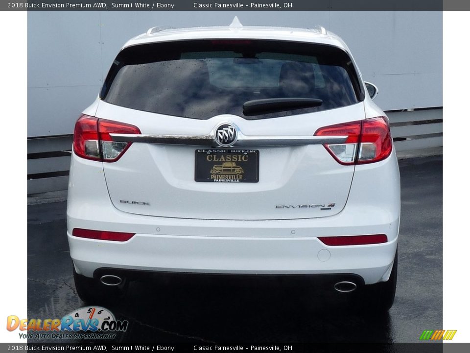 2018 Buick Envision Premium AWD Summit White / Ebony Photo #3