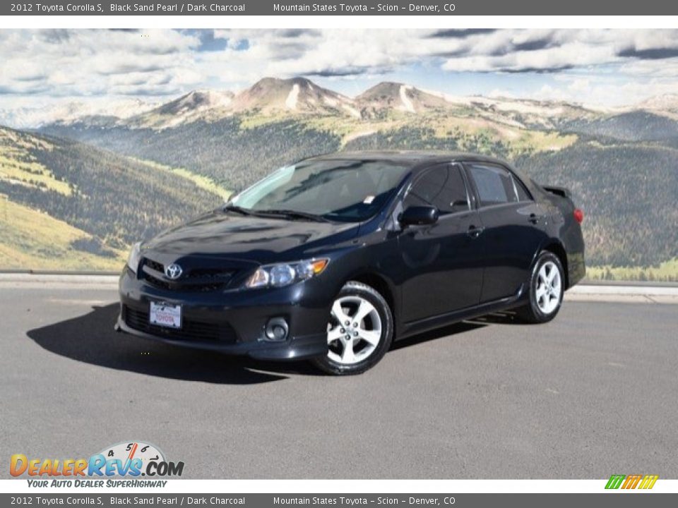2012 Toyota Corolla S Black Sand Pearl / Dark Charcoal Photo #5