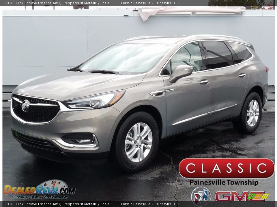 2018 Buick Enclave Essence AWD Pepperdust Metallic / Shale Photo #1