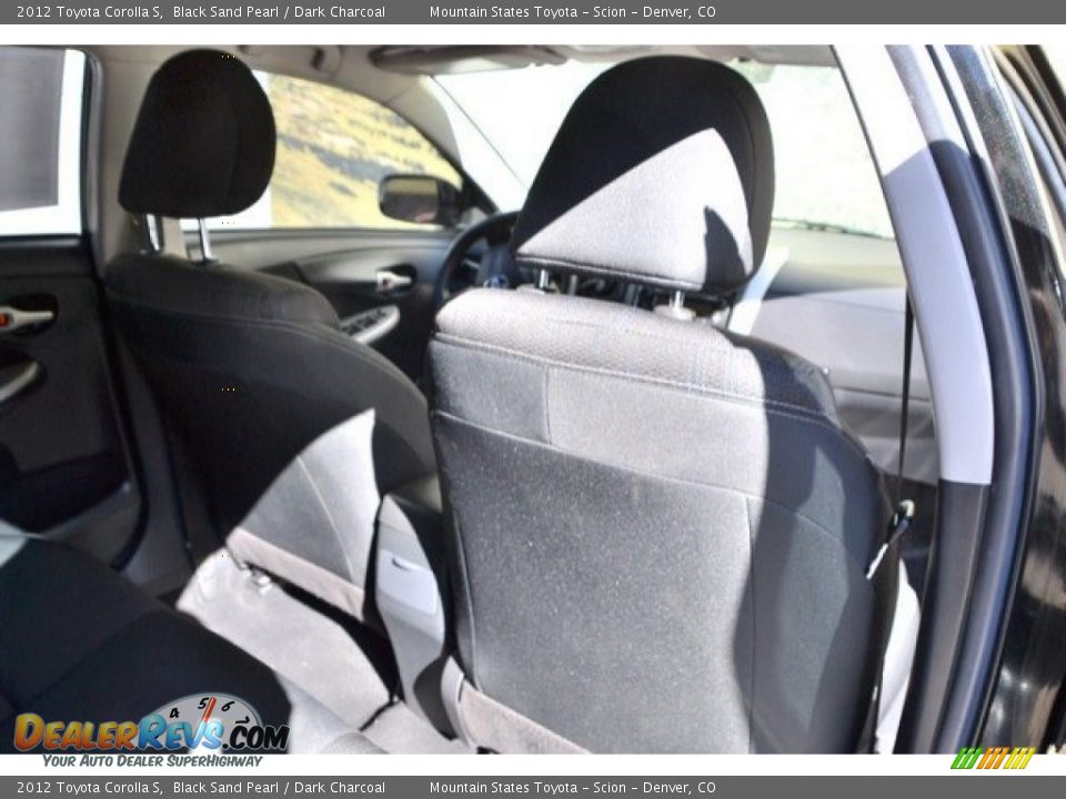 2012 Toyota Corolla S Black Sand Pearl / Dark Charcoal Photo #20